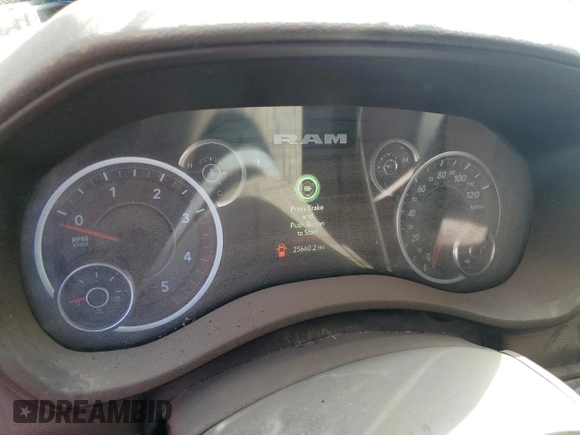 2024 Ram 2500 Tradesman with VIN 3C6UR5HL0RG152914, listed as a Copart auction lot 45513135 with 25,660 mi miles and Salvage Title. Bid and sale history available at carsss.com. Image 9.
