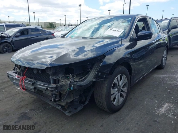 2015 Honda Accord Sedan LX with VIN 1HGCR2F38FA098747, listed as a IAAI auction lot 41865408 with 103,001 mi miles. Bid and sale history available at carsss.com. Image 2.