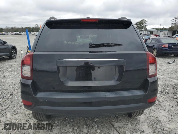 2016 Jeep Compass Latitude with VIN 1C4NJDEB4GD808780, listed as a Copart auction lot 49967215 with 81,683 mi miles and Salvage Title. Bid and sale history available at DreamBid. Image 6.