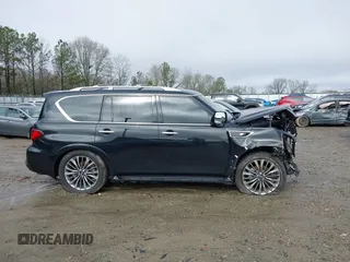 2021 Infiniti QX80 SENSORY with VIN JN8AZ2BE7M9271822, listed as a IAAI auction lot 41572764 with 84,502 mi miles. Bid and sale history available at carsss.com. Image 13.