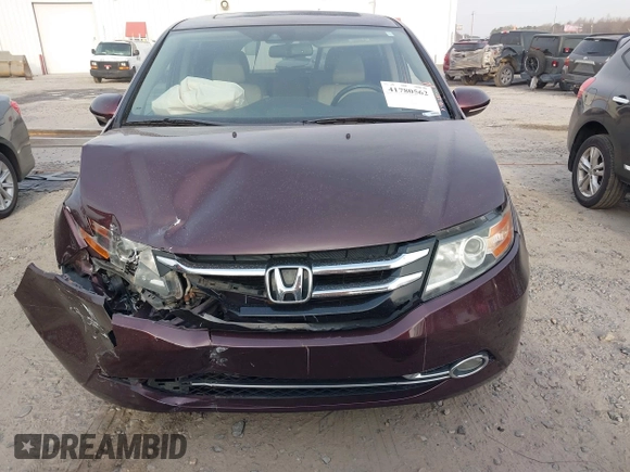 2015 Honda Odyssey Touring Elite with VIN 5FNRL5H9XFB026405, listed as a IAAI auction lot 41780562 with 134,897 mi miles and . Bid and sale history available at DreamBid. Image 12.