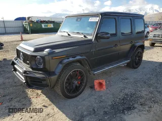 2022 Mercedes-Benz G with VIN W1NYC7HJ1NX439246, listed as a Copart auction lot 88161225 with 7,607 mi miles and Salvage Title. Bid and sale history available at carsss.com. Image 1.