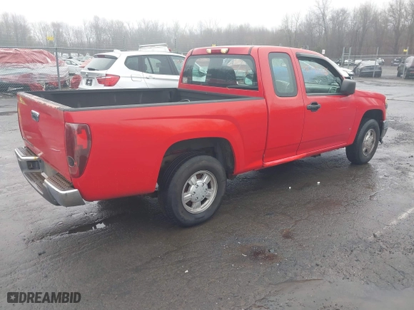 2007 Chevrolet Colorado LT w/1LT with VIN 1GCCS199078255726, listed as a IAAI auction lot 41745216 with 160,234 mi miles. Bid and sale history available at carsss.com. Image 4.