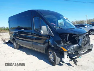 2016 Ford Transit Cargo z VIN 1FTYR2CM6GKB54374, wystawiony jako IAAI lot #41674672 z przebiegiem 128 594 mil mil oraz . Historia ofert i sprzedaży dostępna na DreamBid. Obrazek 1.