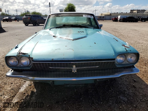 1966 Ford Thunderbird with VIN 6Y81Z100587, listed as a Copart auction lot 76387194 with 506 mi miles and Clean Title. Bid and sale history available at DreamBid. Image 5.