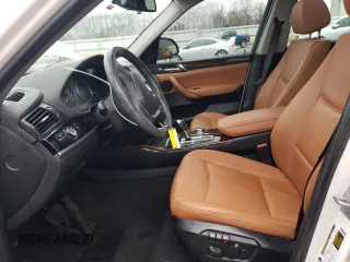 2016 BMW X3 xDrive28i with VIN 5UXWX9C58G0D63675, listed as a Copart auction lot 86893554 with 91,722 mi miles and Salvage Title. Bid and sale history available at carsss.com. Image 7.