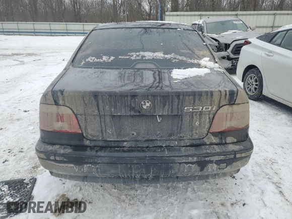 2003 BMW 5 Series 530iA with VIN WBADT634X3CK41414, listed as a Copart auction lot 85972294 with 153,889 mi miles and Salvage Title. Bid and sale history available at carsss.com. Image 6.