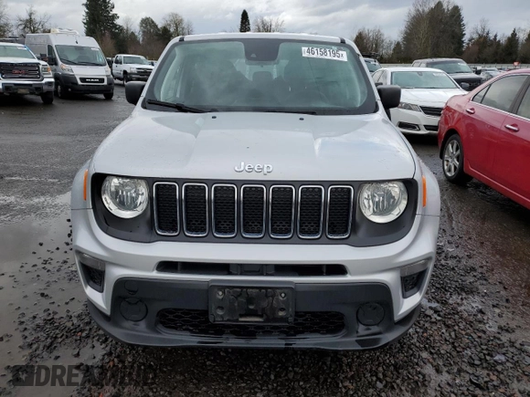 2021 Jeep Renegade Upland with VIN ZACNJDAB4MPN16689, listed as a Copart auction lot 46158195 with 12,566 mi miles and Salvage title. Bid and sale history available at DreamBid. Image 5.