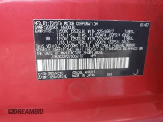 2007 Toyota RAV4 with VIN JTMZK33V276006187, listed as a Copart auction lot 86752934 with 198,443 mi miles and Salvage Title. Bid and sale history available at DreamBid. Image 13.
