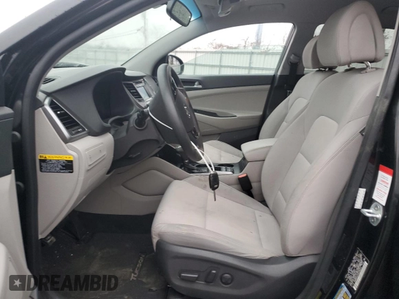 2017 Hyundai Tucson Value with VIN KM8J3CA25HU296615, listed as a Copart auction lot 43335455 with 96,610 mi miles and Salvage Title. Bid and sale history available at carsss.com. Image 7.