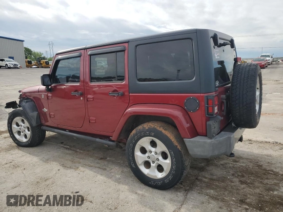 2013 Jeep Wrangler Unlimited Freedom z VIN 1C4BJWDG7DL582764, wystawiony jako Copart lot #54133275 z przebiegiem 183 507 mil mil oraz Szkoda całkowita • Salvage title. Historia ofert i sprzedaży dostępna na DreamBid. Obrazek 2.