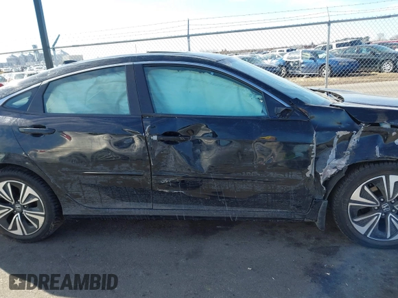 2017 Honda Civic Sedan EX-L with VIN 19XFC1F77HE015318, listed as a IAAI auction lot 41664375 with 61,011 mi miles. Bid and sale history available at carsss.com. Image 12.