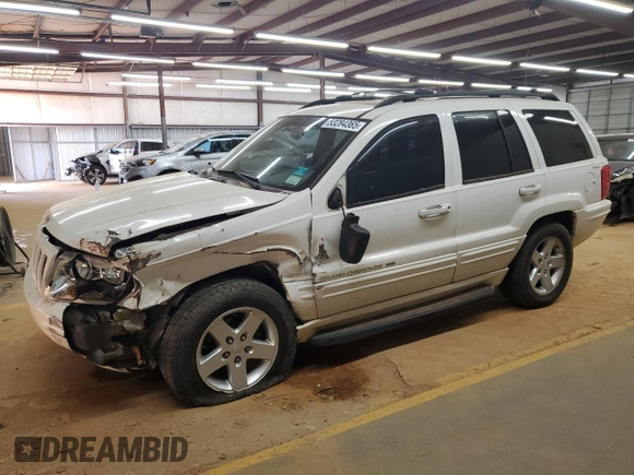1999 Jeep Grand Cherokee Limited с VIN 1J4GW68S8XC627893, выставлен на аукционе Copart как лот 53284365 с пробегом 233 996 миль миль и Списание • Salvage title. История ставок и продаж доступна на DreamBid. Изображение 1.