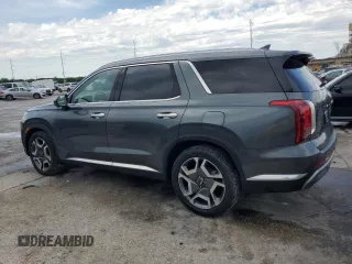 2023 Hyundai Palisade Limited z VIN KM8R54GE5PU615630, wystawiony jako Copart lot #55163255 z przebiegiem 45 922 mil mil oraz Szkoda całkowita • Salvage title. Historia ofert i sprzedaży dostępna na DreamBid. Obrazek 2.