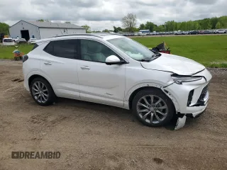 2024 Buick Encore GX Avenir with VIN KL4AMGSL8RB099347, listed as a Copart auction lot 56887555 with 4,234 mi miles and Salvage title. Bid and sale history available at DreamBid. Image 4.