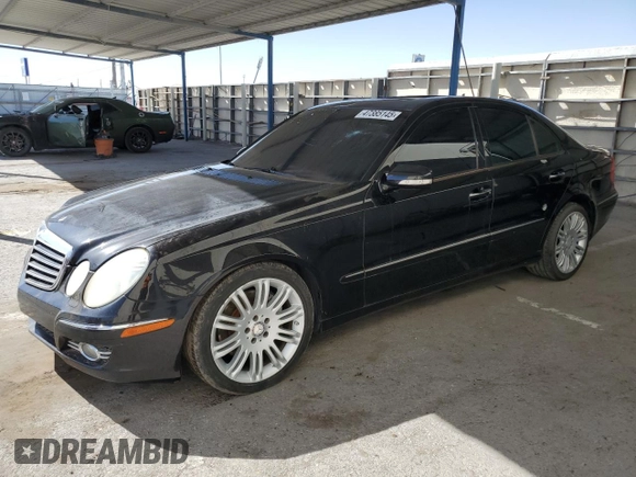 2008 Mercedes-Benz E-Class Luxury 3.5L with VIN WDBUF56X28B246399, listed as a Copart auction lot 47385145 with 129,351 mi miles and Clean Title. Bid and sale history available at carsss.com. Image 1.