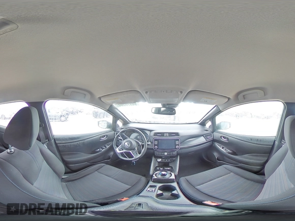 2022 Nissan LEAF SV Plus with VIN 1N4BZ1CVXNC556422, listed as a Copart auction lot 84870204 with 36,481 mi miles and Salvage Title. Bid and sale history available at DreamBid. Image 13.