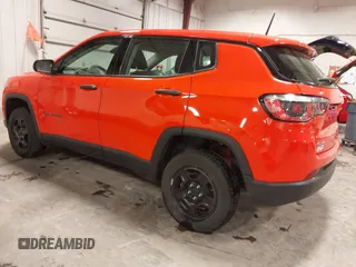 2018 Jeep Compass Sport z VIN 3C4NJDAB3JT402254, wystawiony jako IAAI lot #41830273 z przebiegiem 73 274 mil mil oraz . Historia ofert i sprzedaży dostępna na DreamBid. Obrazek 3.