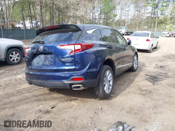 2023 Acura RDX with VIN 5J8TC2H38PL007674, listed as a IAAI auction lot 41894352 with 18,061 mi miles. Bid and sale history available at carsss.com. Image 4.