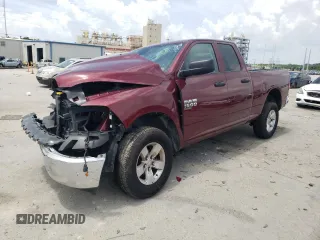2024 Ram 1500 SLT with VIN 1C6RR7GG9RS124012, listed as a Copart auction lot 62969125 with 50,342 mi miles and Salvage title. Bid and sale history available at DreamBid. Image 1.