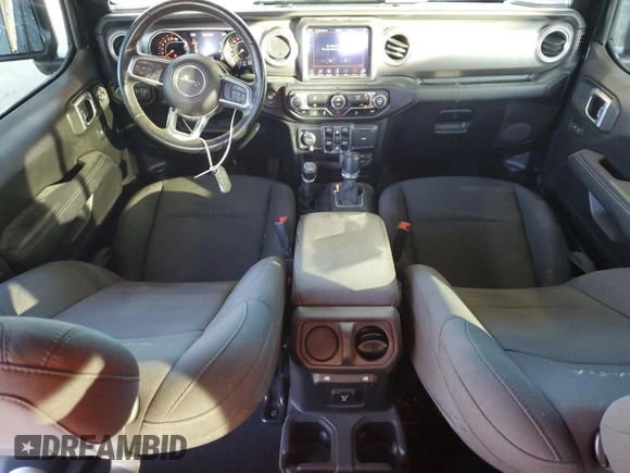 2020 Jeep Wrangler Unlimited Sahara Altitude with VIN 1C4HJXEGXLW292367, listed as a Copart auction lot 88130035 with 52,838 mi miles and Salvage title. Bid and sale history available at DreamBid. Image 8.