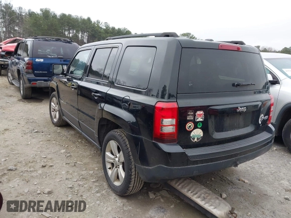 2017 Jeep Patriot Latitude with VIN 1C4NJPFB0HD183103, listed as a IAAI auction lot 41542578 with 131,876 mi miles and . Bid and sale history available at DreamBid. Image 3.
