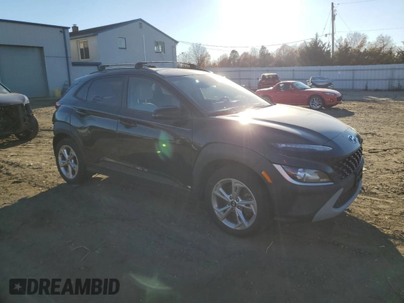 2022 Hyundai Kona SEL with VIN KM8K3CAB9NU908072, listed as a Copart auction lot 79875824 with 41,977 mi miles and Salvage Title. Bid and sale history available at carsss.com. Image 4.