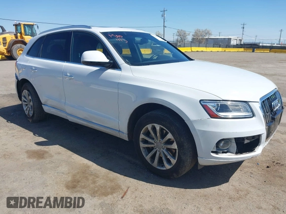 2015 Audi Q5 Premium Plus with VIN WA1LFAFP6FA096946, listed as a IAAI auction lot 41956824 with 97,328 mi miles and . Bid and sale history available at DreamBid. Image 1.