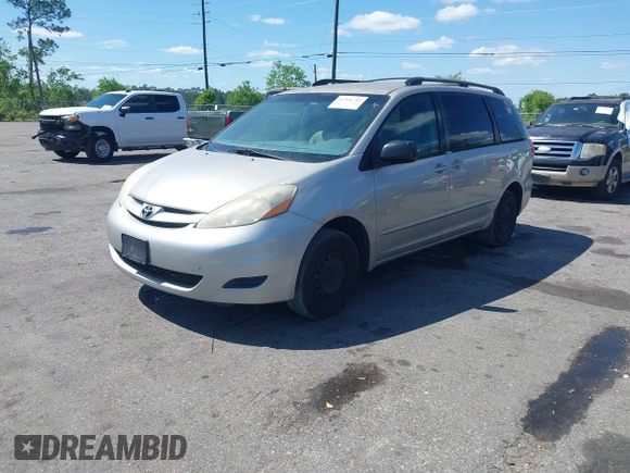 2007 Toyota Sienna CE with VIN 5TDZK23CX7S037146, listed as a IAAI auction lot 41916791 with 220,366 mi miles. Bid and sale history available at carsss.com. Image 2.