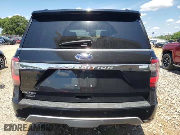 2018 Ford Expedition Limited with VIN 1FMJU1KTXJEA60213, listed as a Copart auction lot 55726335 with 124,852 mi miles and Salvage title. Bid and sale history available at DreamBid. Image 6.