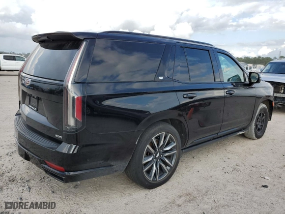 2021 Cadillac Escalade Sport with VIN 1GYS4FKL9MR255362, listed as a Copart auction lot 78188154 with 82,123 mi miles and Clean Title. Bid and sale history available at carsss.com. Image 3.