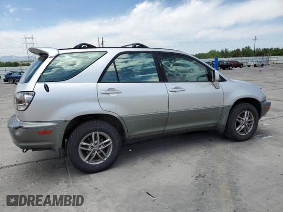 2002 Lexus RX 300 z VIN JTJHF10U220279770, wystawiony jako Copart lot #51710405 z przebiegiem 169 163 mil mil oraz Szkoda całkowita • Salvage title. Historia ofert i sprzedaży dostępna na DreamBid. Obrazek 3.