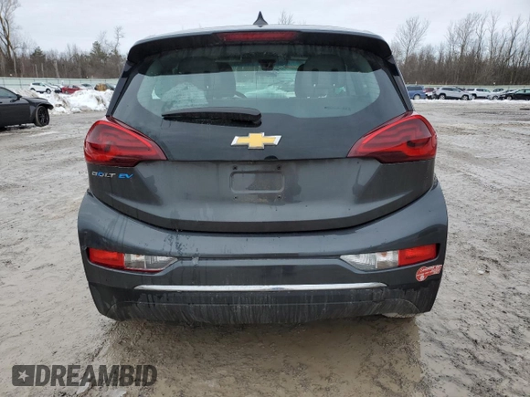 2017 Chevrolet Bolt EV LT with VIN 1G1FW6S08H4144921, listed as a Copart auction lot 43111153 with 59,856 mi miles. Bid and sale history available at carsss.com. Image 6.