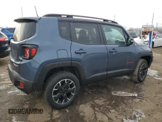 2023 Jeep Renegade Trailhawk with VIN ZACNJDC13PPP73433, listed as a Copart auction lot 44971695 with 13,515 mi miles and Salvage title. Bid and sale history available at DreamBid. Image 3.