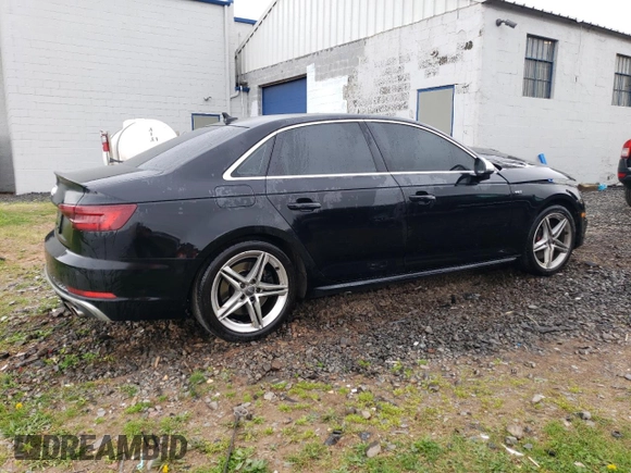 2018 Audi S4 Premium Plus with VIN WAUB4AF48JA167700, listed as a Copart auction lot 51366634 with 77,191 mi miles and Salvage Title. Bid and sale history available at carsss.com. Image 3.