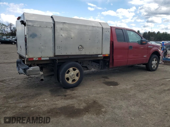 2014 Ford F-150 XL with VIN 1FTFX1ETXEKG17352, listed as a Copart auction lot 53354055 with 233,431 mi miles and Clean Title. Bid and sale history available at DreamBid. Image 3.