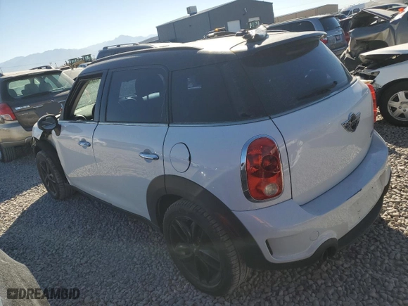 2012 MINI Cooper Countryman S with VIN WMWZC3C51CWL83663, listed as a Copart auction lot 73453524 with 0 mi miles and Salvage Title. Bid and sale history available at carsss.com. Image 2.