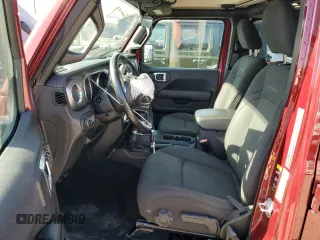 2021 Jeep Wrangler Unlimited Sahara with VIN 1C4HJXEN8MW613404, listed as a Copart auction lot 57155305 with 48,379 mi miles and Salvage title. Bid and sale history available at DreamBid. Image 7.