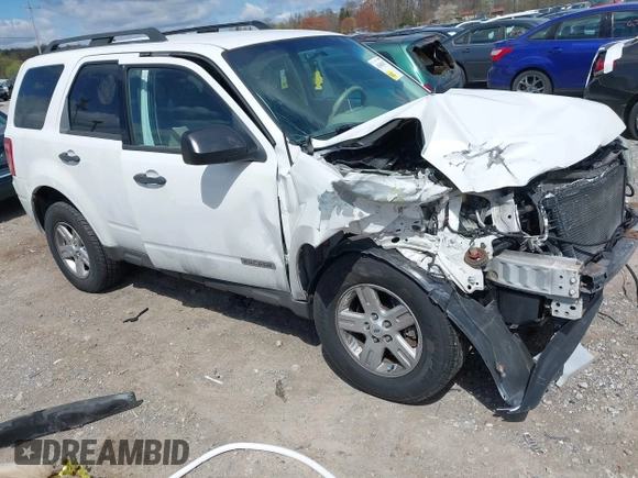 2008 Ford Escape Hybrid with VIN 1FMCU59H48KC09874, listed as a IAAI auction lot 42040477 with 85,839 mi miles and . Bid and sale history available at DreamBid. Image 1.