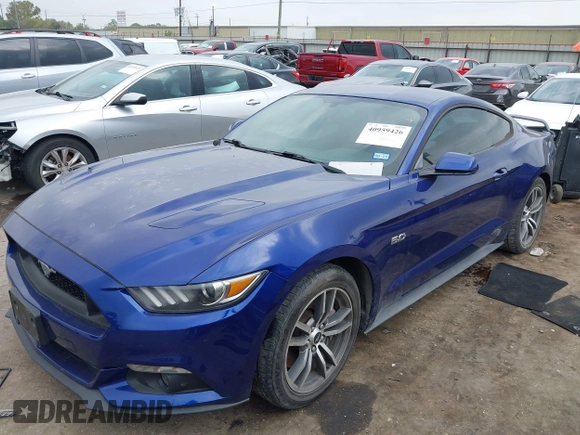 2015 Ford Mustang GT with VIN 1FA6P8CF5F5368602, listed as a IAAI auction lot 40959426 with 78,790 mi miles and . Bid and sale history available at carsss.com. Image 17.