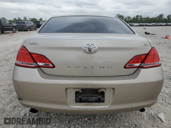 2007 Toyota Avalon XL with VIN 4T1BK36B07U252486, listed as a Copart auction lot 53370875 with 148,686 mi miles and Salvage Title. Bid and sale history available at carsss.com. Image 6.