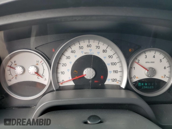 2005 Dodge Dakota SLT with VIN 1D7HE48N05S101536, listed as a Copart auction lot 43362215 with 174,689 mi miles and Salvage Title. Bid and sale history available at DreamBid. Image 9.