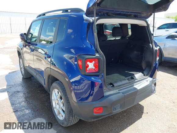 2019 Jeep Renegade Latitude with VIN ZACNJBBB9KPK71713, listed as a IAAI auction lot 42114585 with 109,630 mi miles and . Bid and sale history available at DreamBid. Image 3.