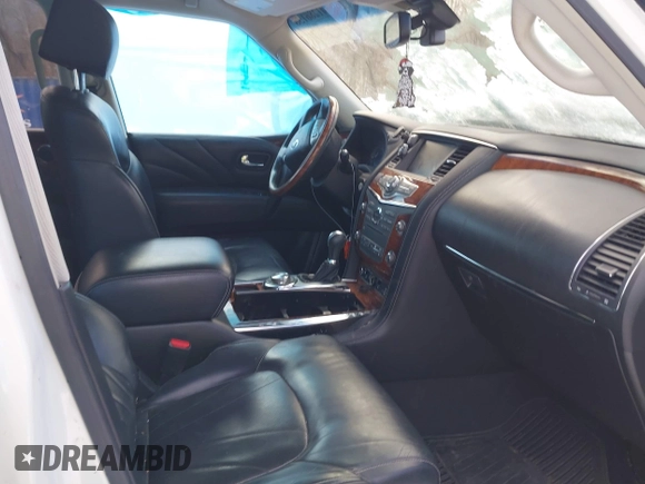 2017 Infiniti QX80 with VIN JN8AZ2NEXH9157279, listed as a IAAI auction lot 41286158 with Not Provided miles and . Bid and sale history available at carsss.com. Image 5.
