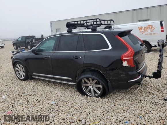 2017 Volvo XC90 Inscription with VIN YV4A22PL6H1149705, listed as a Copart auction lot 42707005 with 0 mi miles and Salvage Title. Bid and sale history available at carsss.com. Image 2.