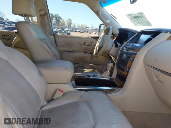 2013 Infiniti QX56 with VIN JN8AZ2NE5D9061442, listed as a IAAI auction lot 41880672 with 182,953 mi miles and . Bid and sale history available at DreamBid. Image 5.