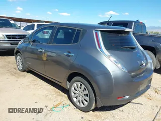 2015 Nissan LEAF SV with VIN 1N4AZ0CP2FC314782, listed as a IAAI auction lot 41786599 with 84,583 mi miles and . Bid and sale history available at DreamBid. Image 3.