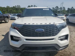 2022 Ford Explorer ST-Line with VIN 1FMSK7KH3NGA27721, listed as a Copart auction lot 53097085 with 42,555 mi miles and Salvage Title. Bid and sale history available at carsss.com. Image 5.