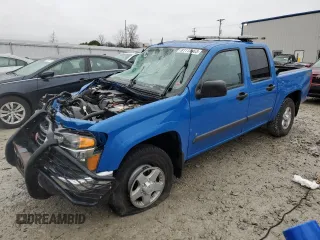 2008 GMC Canyon SLE2 with VIN 1GTDT43E788182588, listed as a Copart auction lot 81115463 with 0 mi miles and Non Repairable. Bid and sale history available at carsss.com. Image 1.