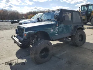 1997 Jeep Wrangler Sport with VIN 1J4FY19S2VP540780, listed as a Copart auction lot 52456795 with 71,628 mi miles and Salvage Title. Bid and sale history available at carsss.com. Image 1.